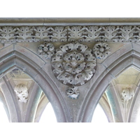 照片 法国(France) 圣米歇尔山(Mont St Michel) 圣米歇尔山修道院回廊(Mont St Michel Abbey Cloister) 2010-04 56