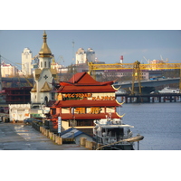 照片 乌克兰(Ukraine) 基辅(Kiev) 第聂伯河(Dnipro river) 2007-11 15