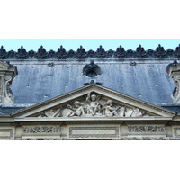 照片 法国(France) 巴黎(Paris) 卢浮宫(Louvre) 卢浮宫临河立面(Riverside facade of Louvre) 2007-07 28