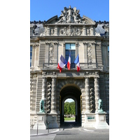 照片 法国(France) 巴黎(Paris) 卢浮宫(Louvre) 卢浮宫临河立面(Riverside facade of Louvre) 2007-07 63