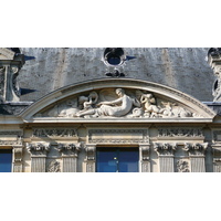 照片 法国(France) 巴黎(Paris) 卢浮宫(Louvre) 卢浮宫临河立面(Riverside facade of Louvre) 2007-07 74