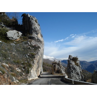 照片 法国(France) 库尔瑟古勒至格雷奥利耶雪场公路(Coursegoule to Greolieres les neiges road) 2007-01 4