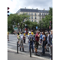 照片 法国(France) 巴黎(Paris) 轮滑漫游活动(Randonnee Roller et Coquillages) 2007-07 11