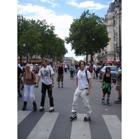照片 法国(France) 巴黎(Paris) 轮滑漫游活动(Randonnee Roller et Coquillages) 2007-07 128