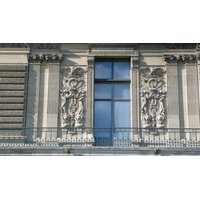 照片 法国(France) 巴黎(Paris) 卢浮宫(Louvre) 卢浮宫临河立面(Riverside facade of Louvre) 2007-07 8
