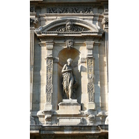 照片 法国(France) 巴黎(Paris) 卢浮宫(Louvre) 卢浮宫临河立面(Riverside facade of Louvre) 2007-07 54