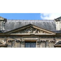 照片 法国(France) 巴黎(Paris) 卢浮宫(Louvre) 卢浮宫临河立面(Riverside facade of Louvre) 2007-07 64