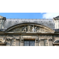 照片 法国(France) 巴黎(Paris) 卢浮宫(Louvre) 卢浮宫临河立面(Riverside facade of Louvre) 2007-07 68