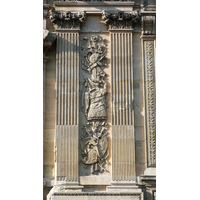 照片 法国(France) 巴黎(Paris) 卢浮宫(Louvre) 卢浮宫临河立面(Riverside facade of Louvre) 2007-07 30