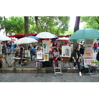 照片 法国(France) 巴黎(Paris) 小丘广场(Place du Tertre) 2007-06 30