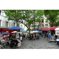 照片 法国(France) 巴黎(Paris) 小丘广场(Place du Tertre) 2007-06 28