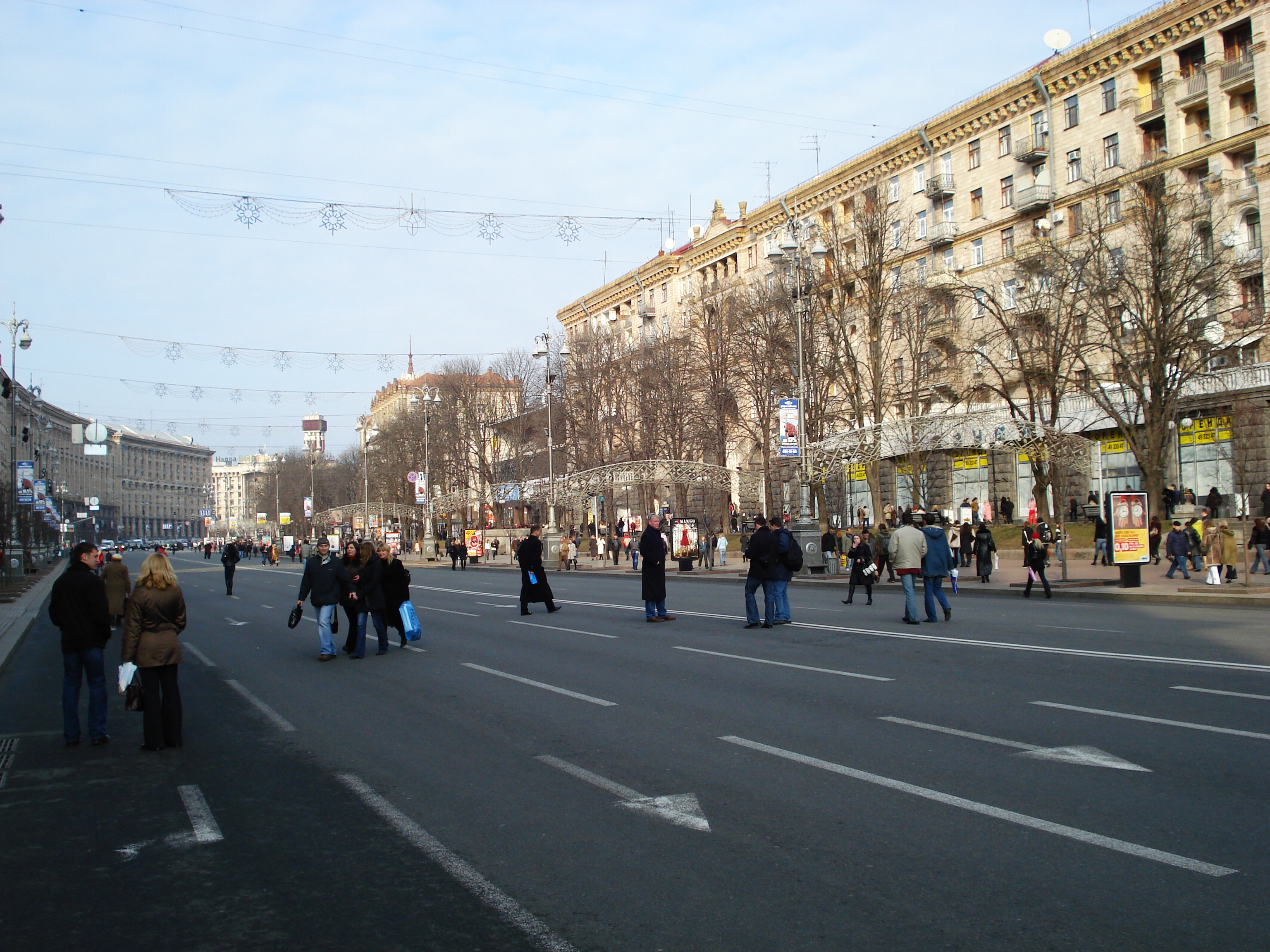 Photo Ukraine Kiev Rue Kreschatyk 2007-03 24