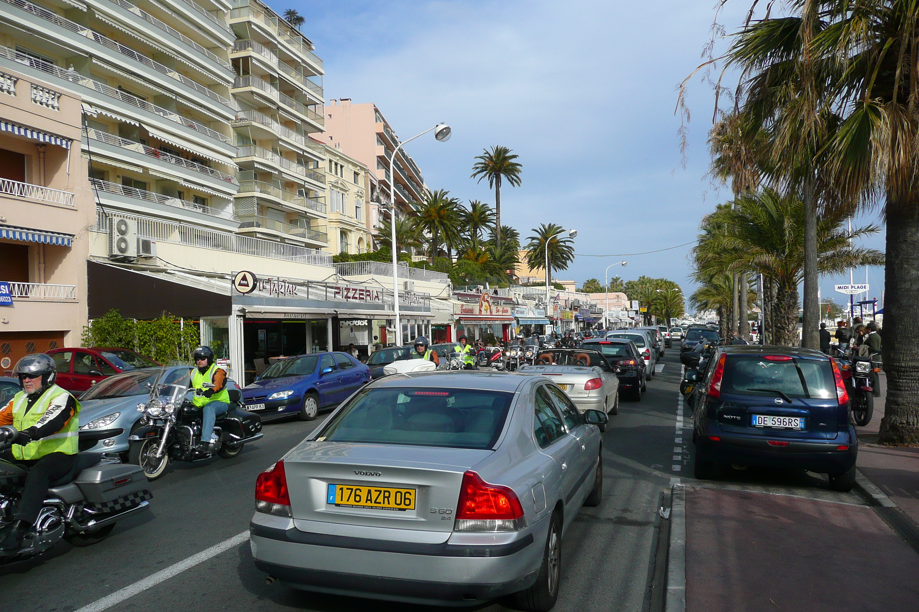 Photo France Cannes Plage du midi 2008-03 2