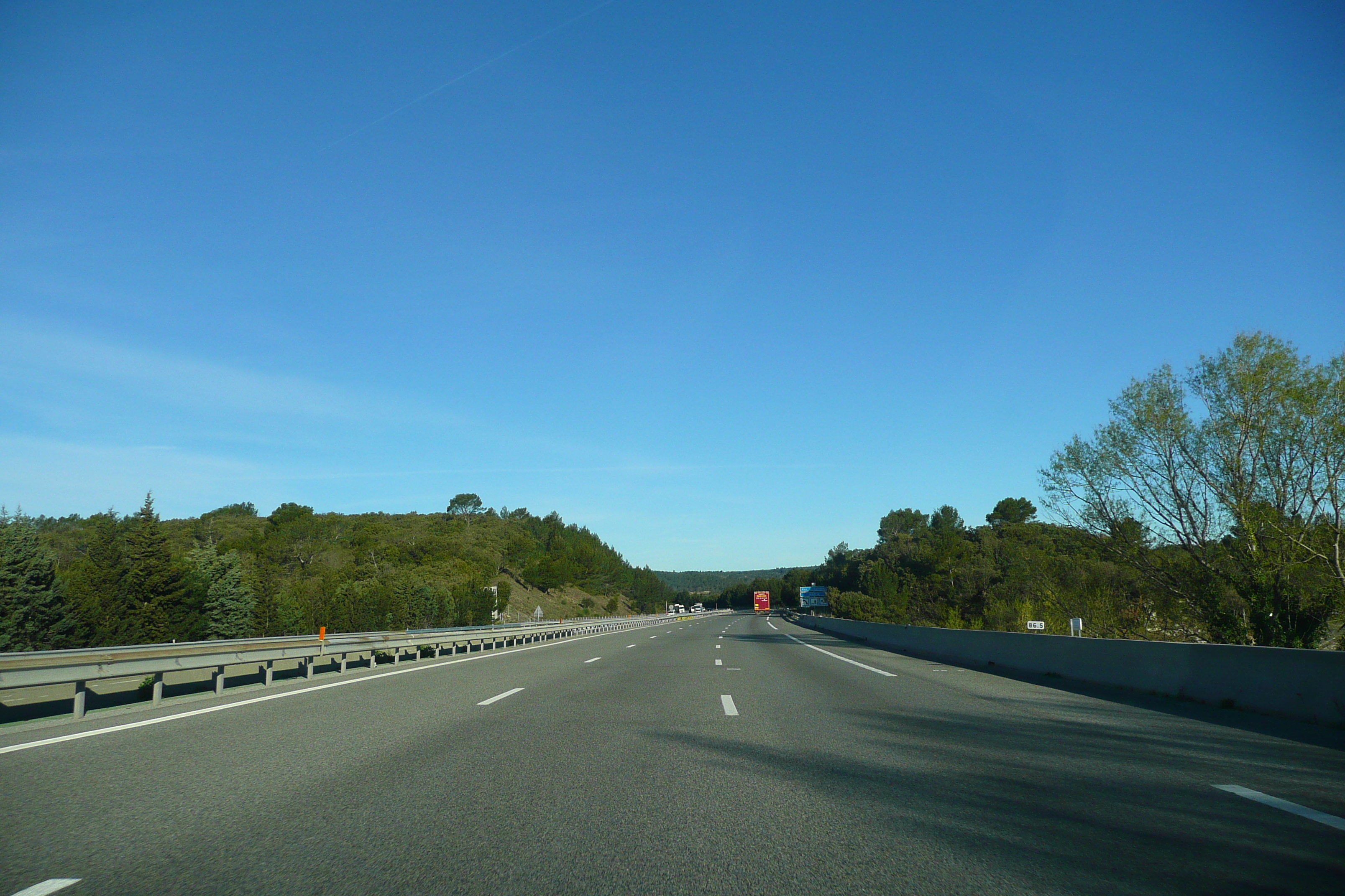 Photo France Côte d'Azur route A8 de Le Luc à Aix 2008-04 73