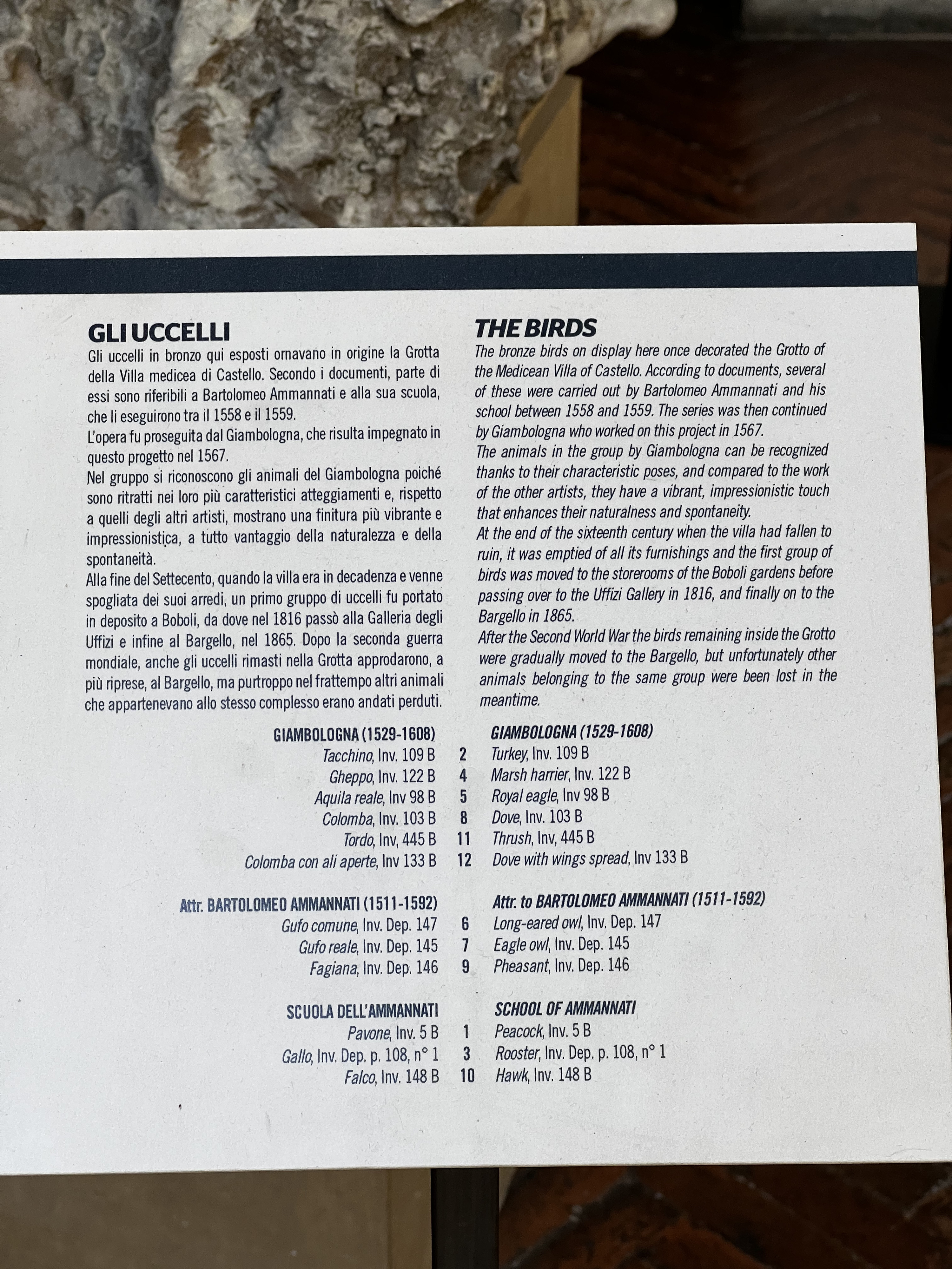 Photo Italie Florence Musée du Bargello 2022-05 24