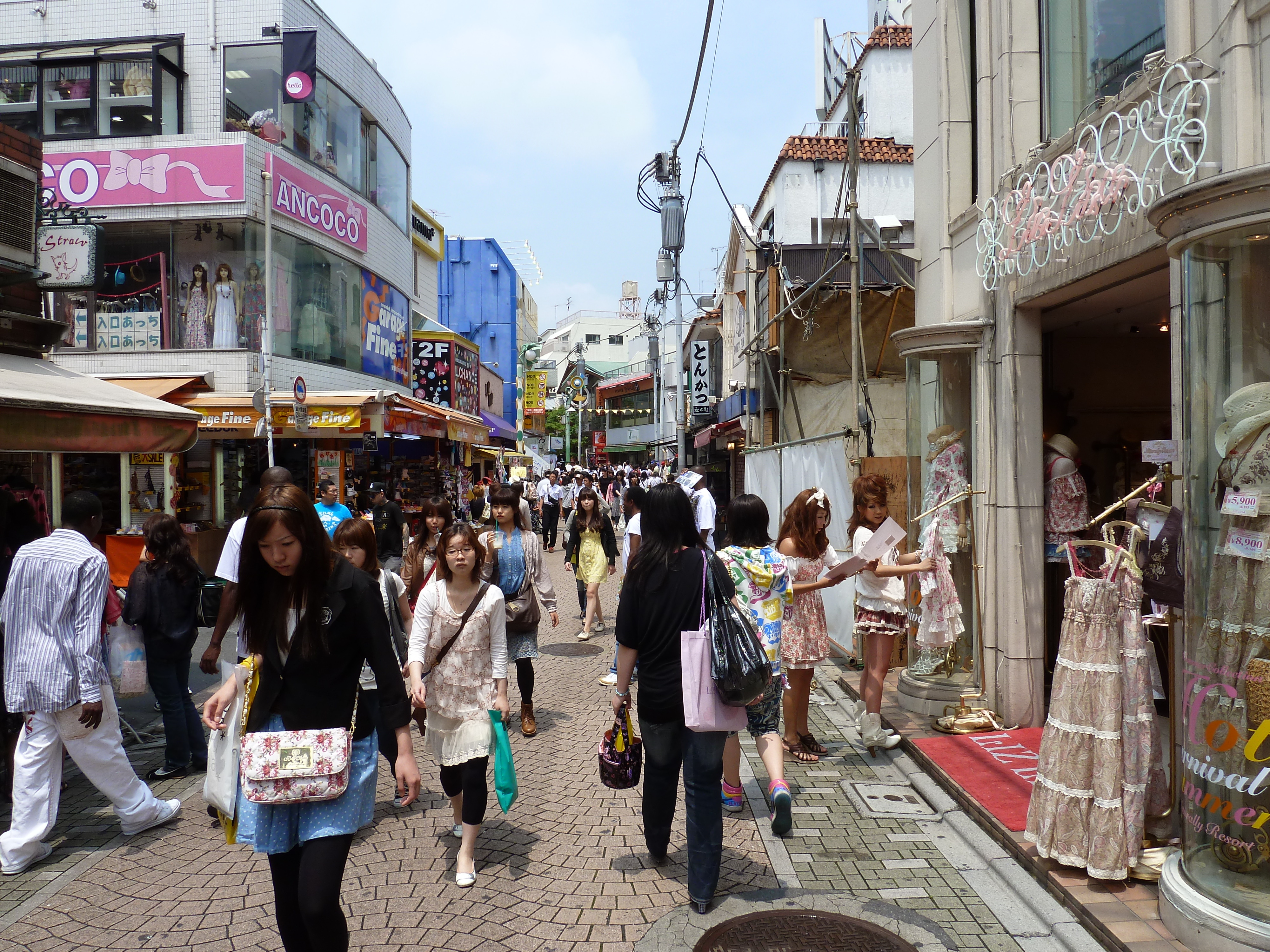Photo Japon Tokyo rue Takeshita 2010-06 1