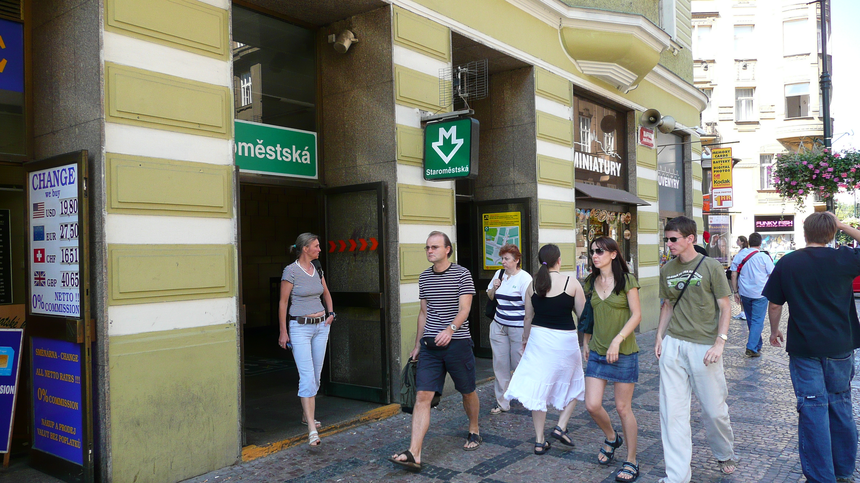 Photo République Tchèque Prague rue Kaprova 2007-07 9