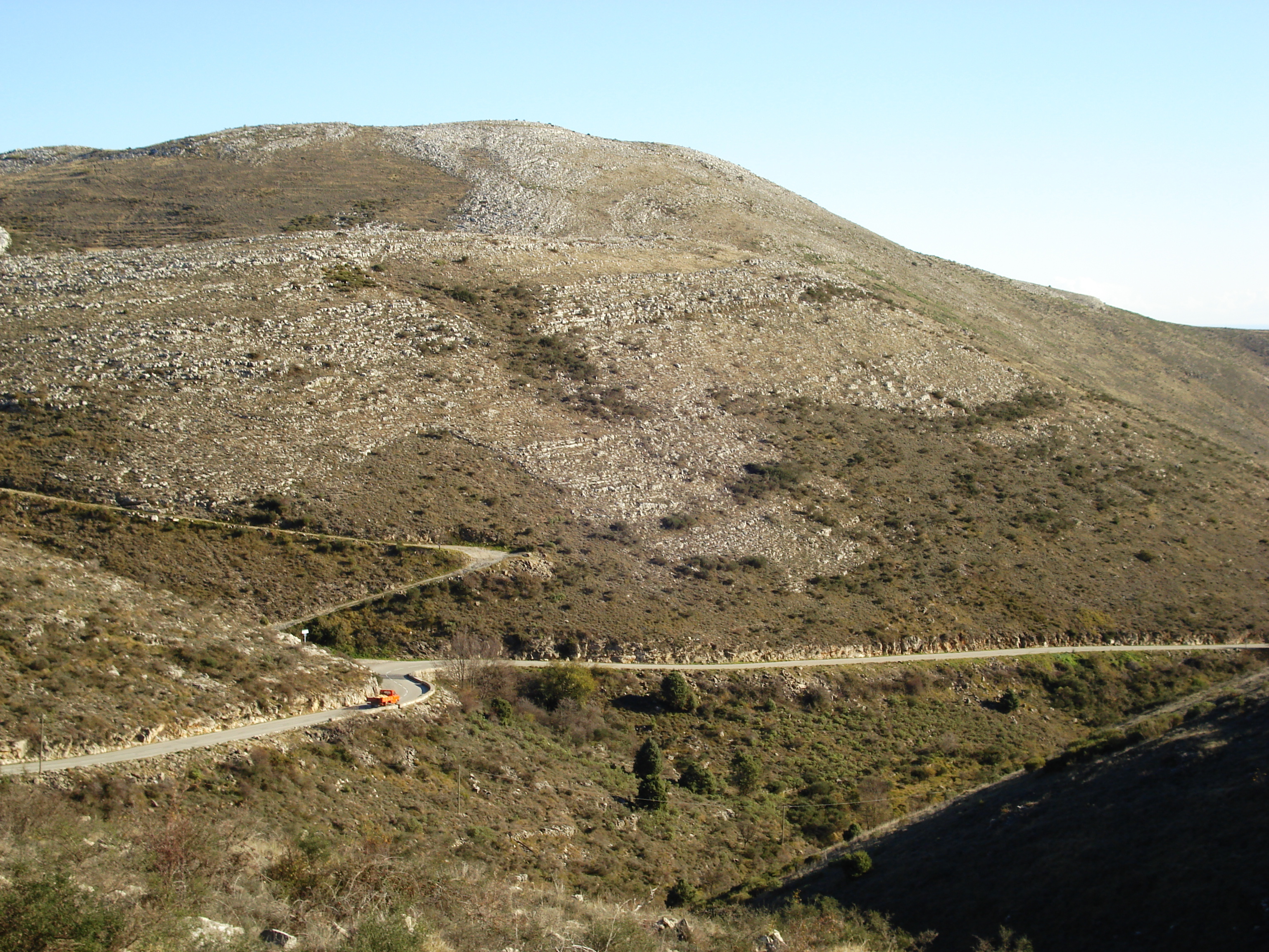 Photo France Côte d'Azur route du Col de Vence 2007-01 22