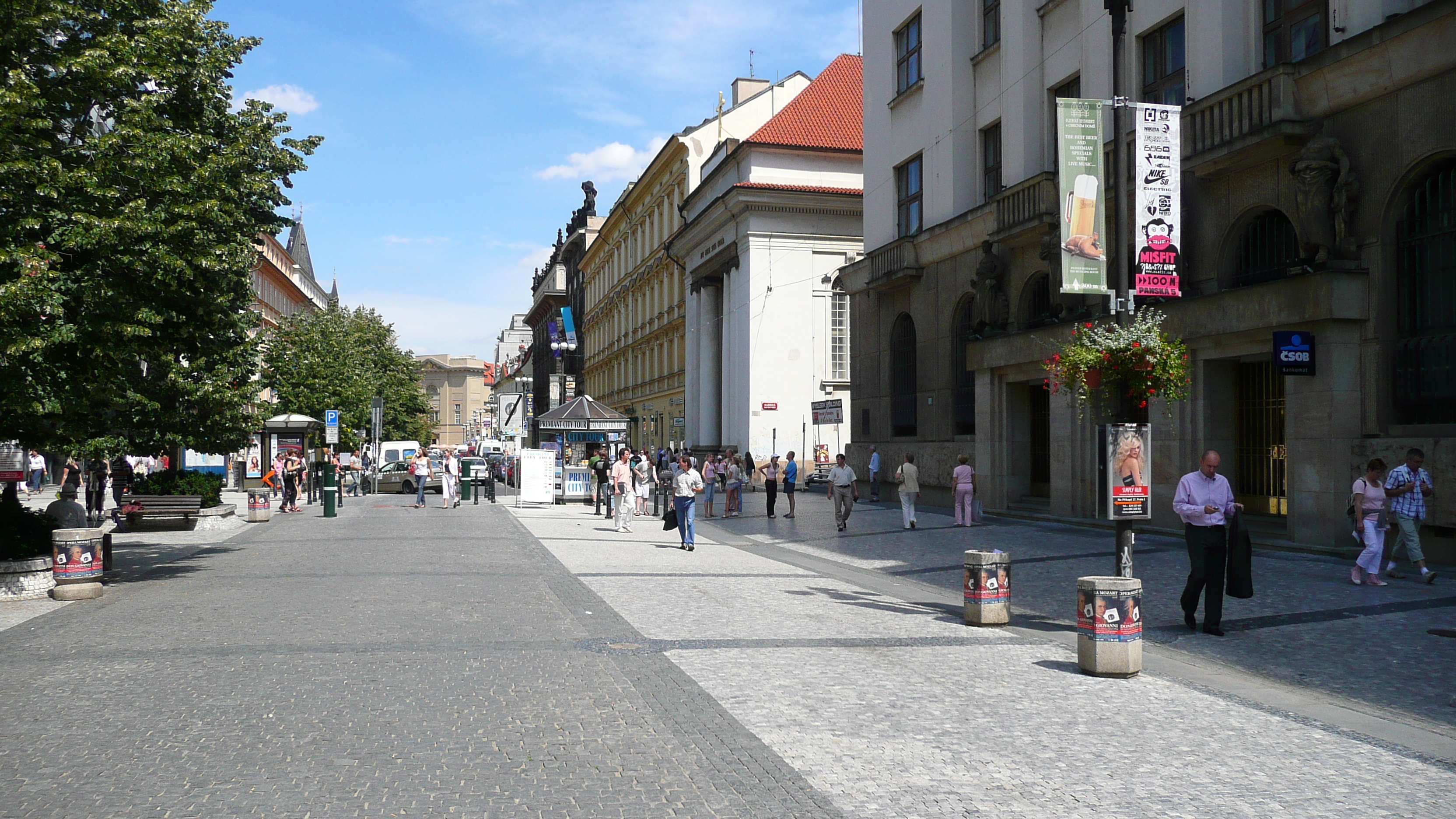 Photo République Tchèque Prague rue Na Prikope 2007-07 16