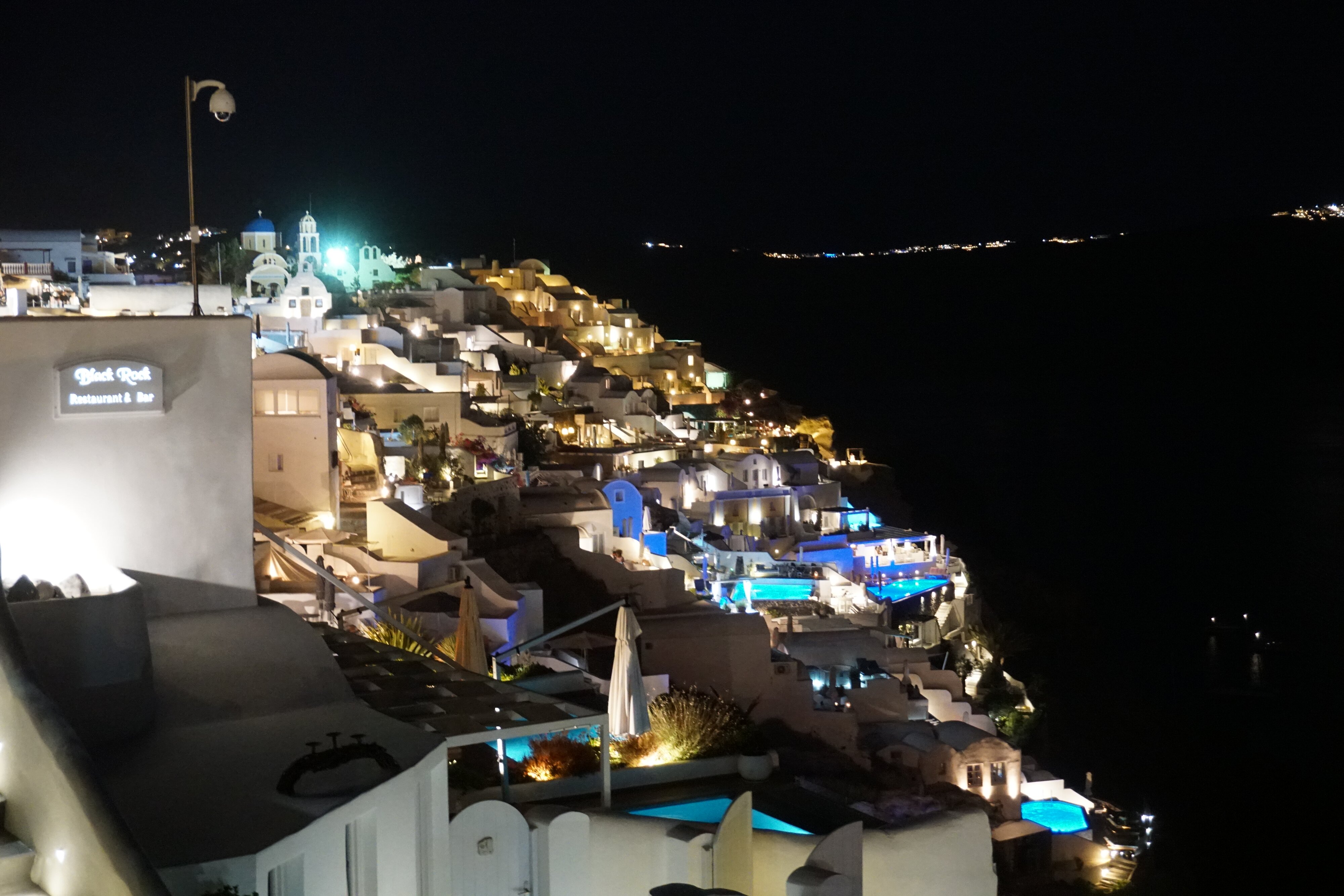 Photo Grèce Santorin Oia Oia de nuit 2016-07 7