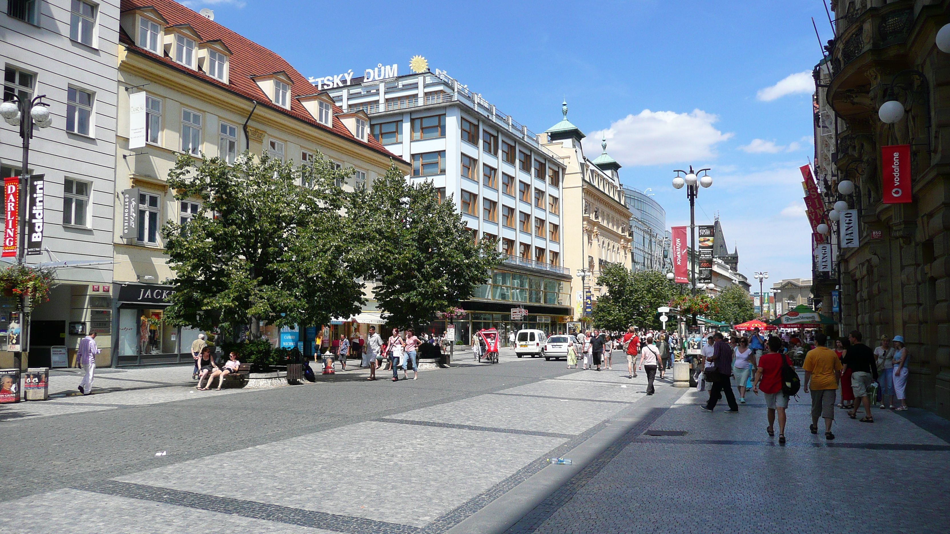 Photo République Tchèque Prague rue Na Prikope 2007-07 27