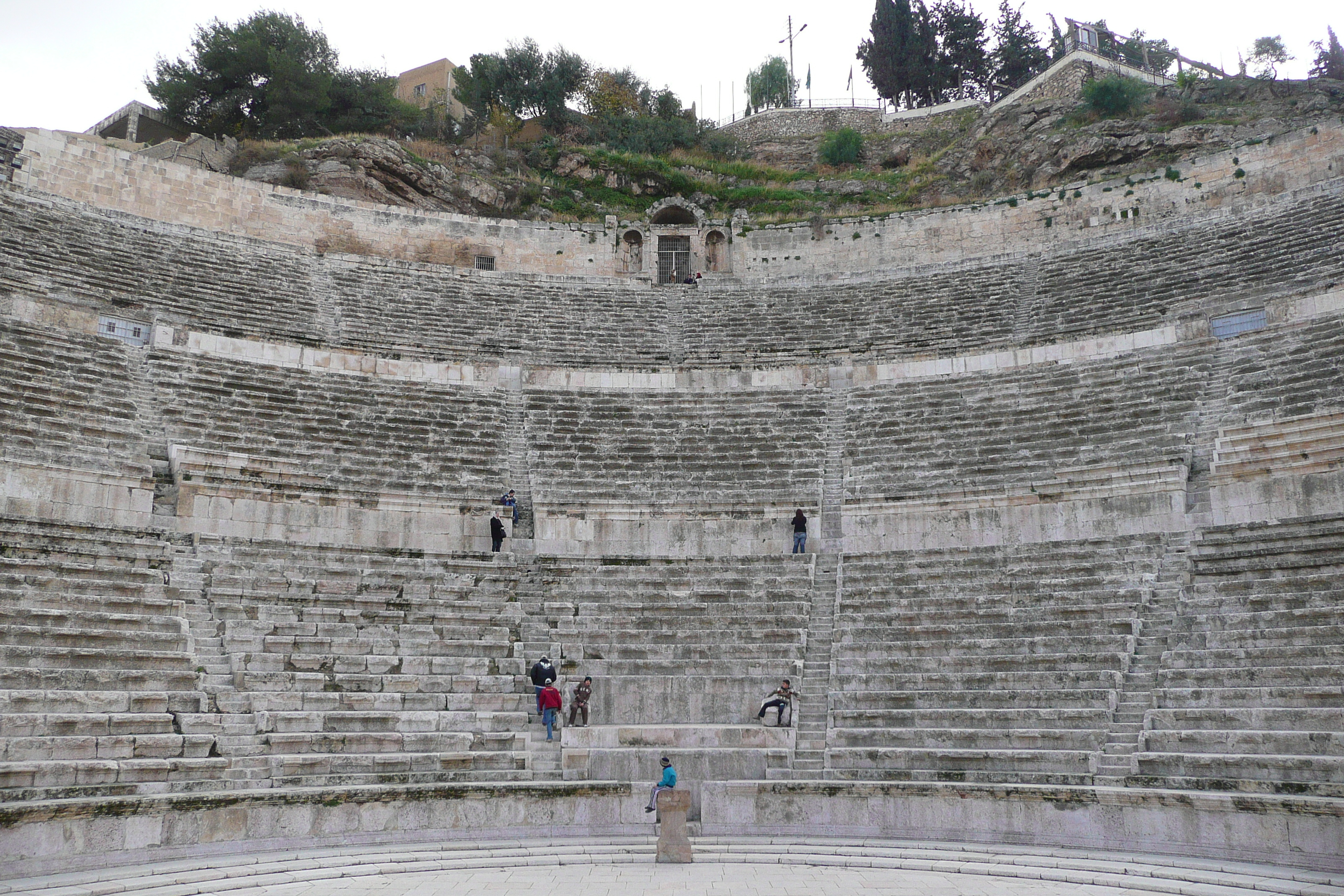 Photo Jordanie Amman Théâtre romain 2007-12 5