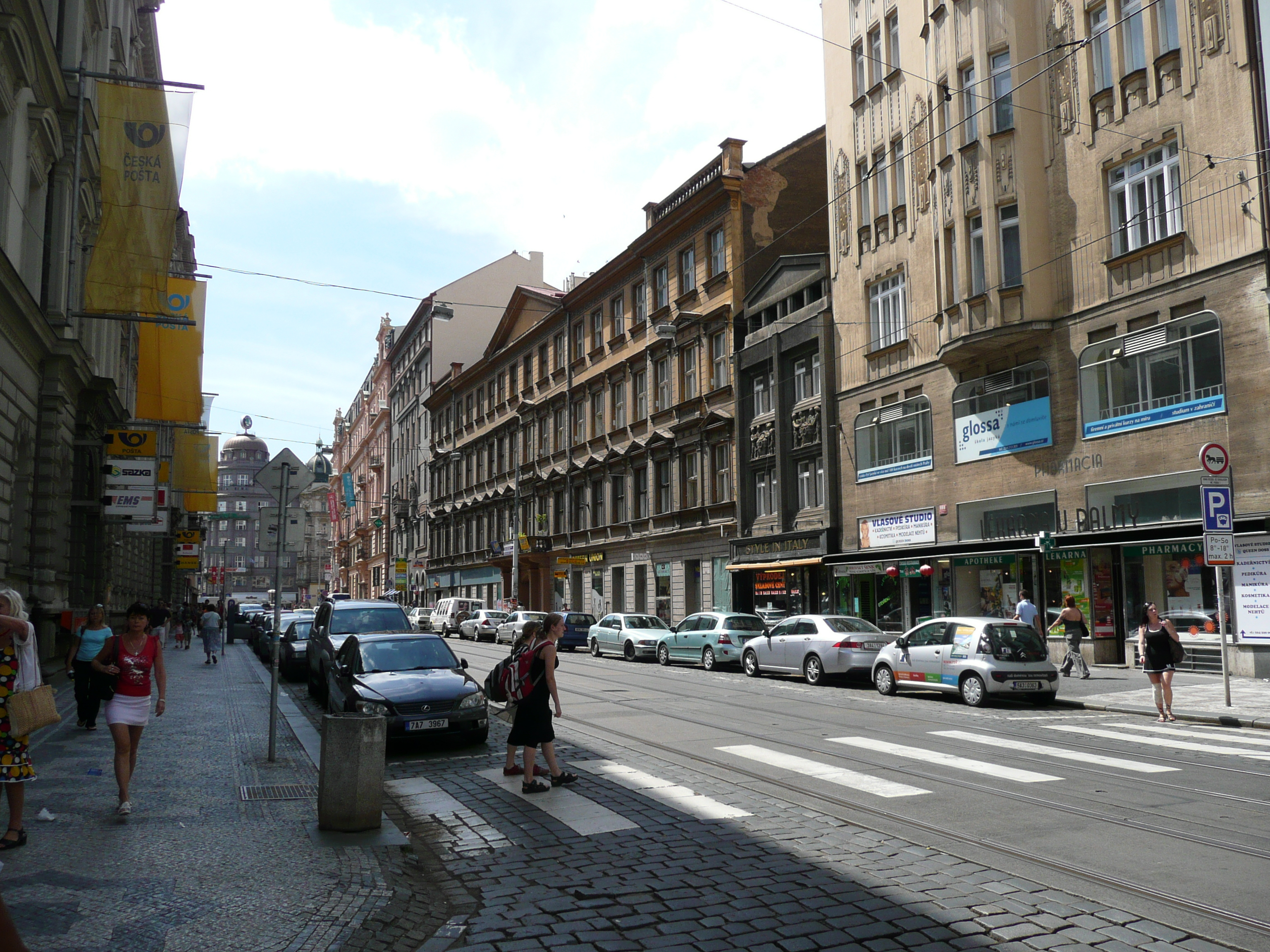 Photo République Tchèque Prague rue Jindrisska 2007-07 0