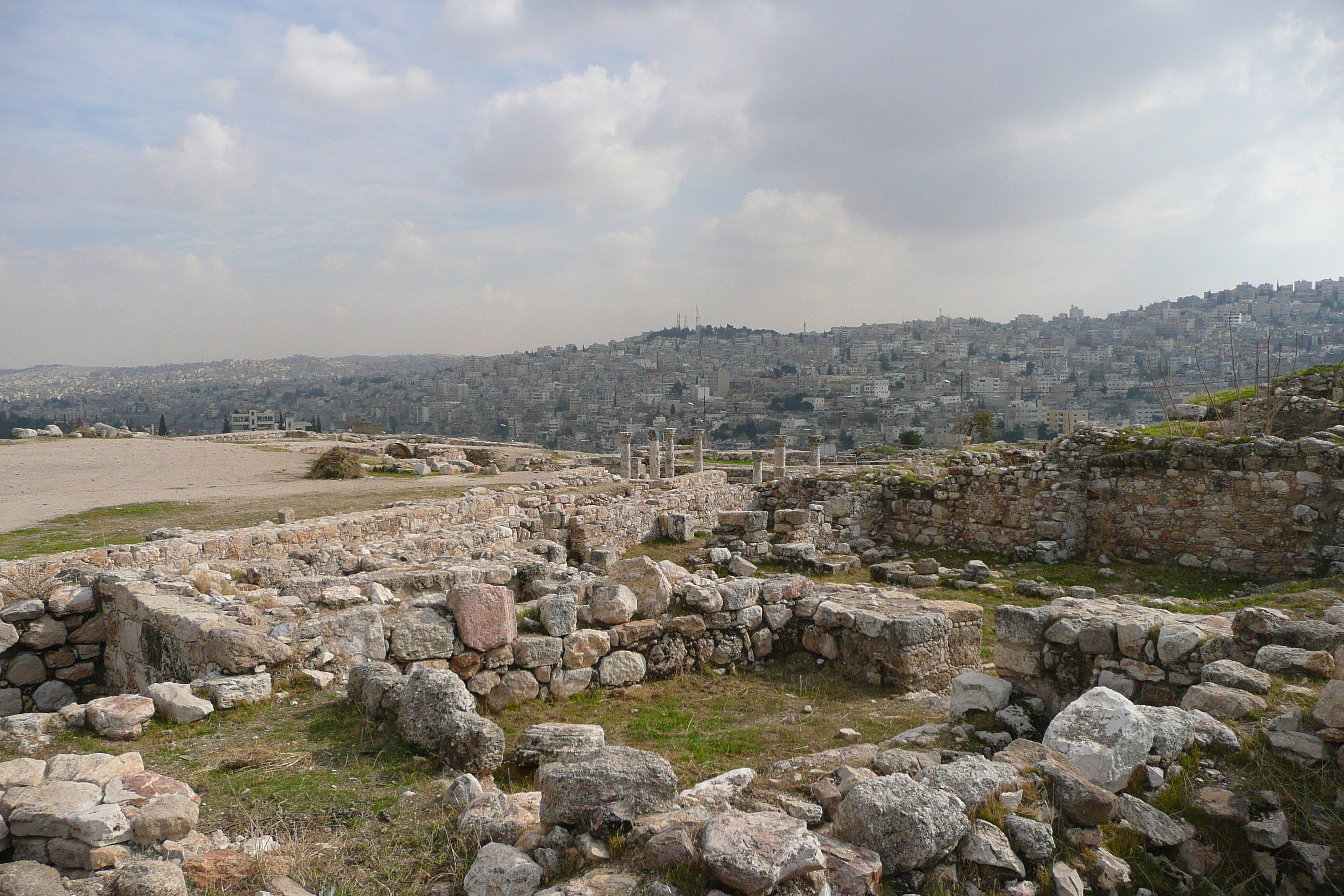 Photo Jordanie Amman Citadelle de Qala'a 2007-12 15