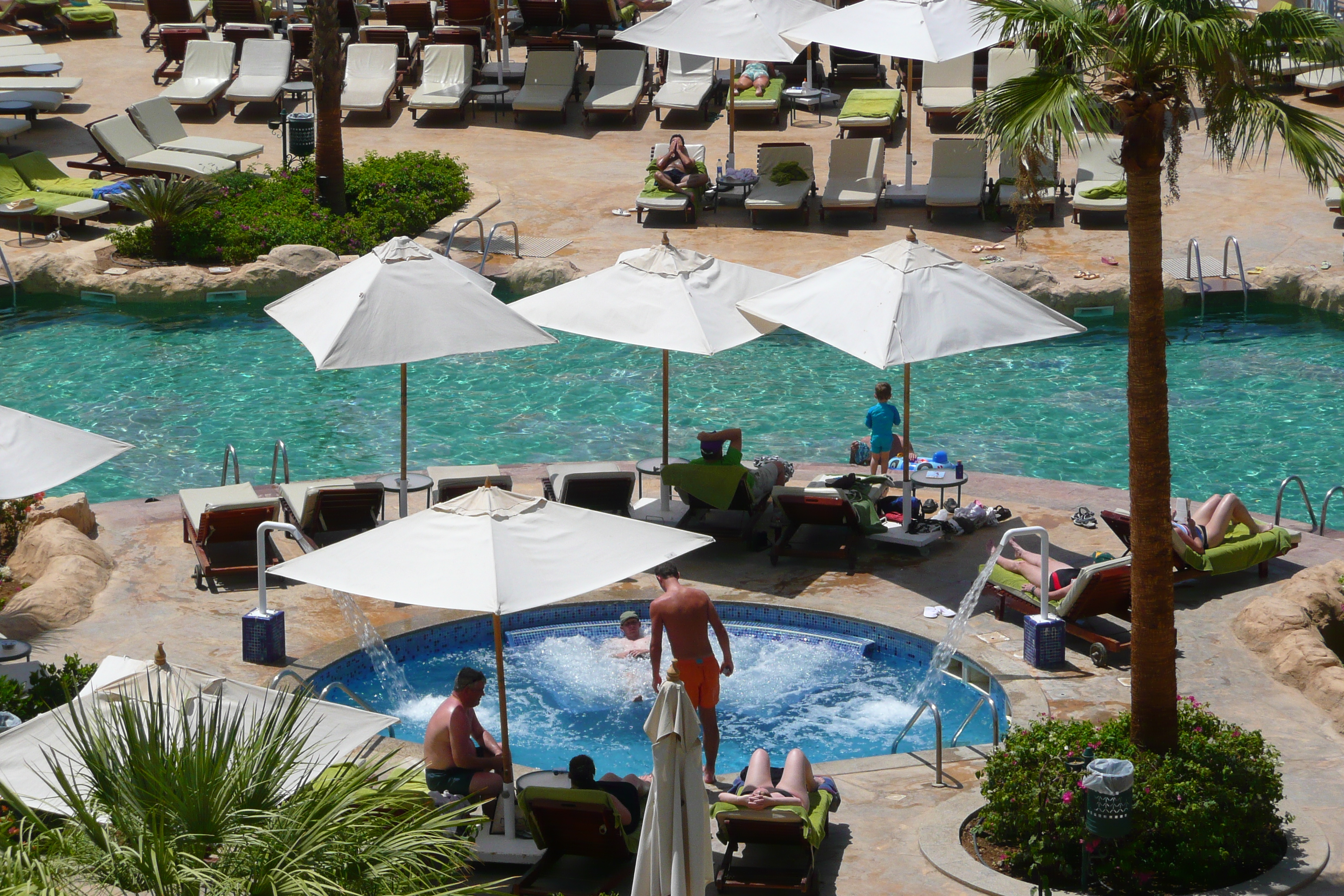 Photo Égypte Sharm el Sheikh Hôtel Hyatt Piscine Hyatt Sharm el Sheikh 2008-06 38