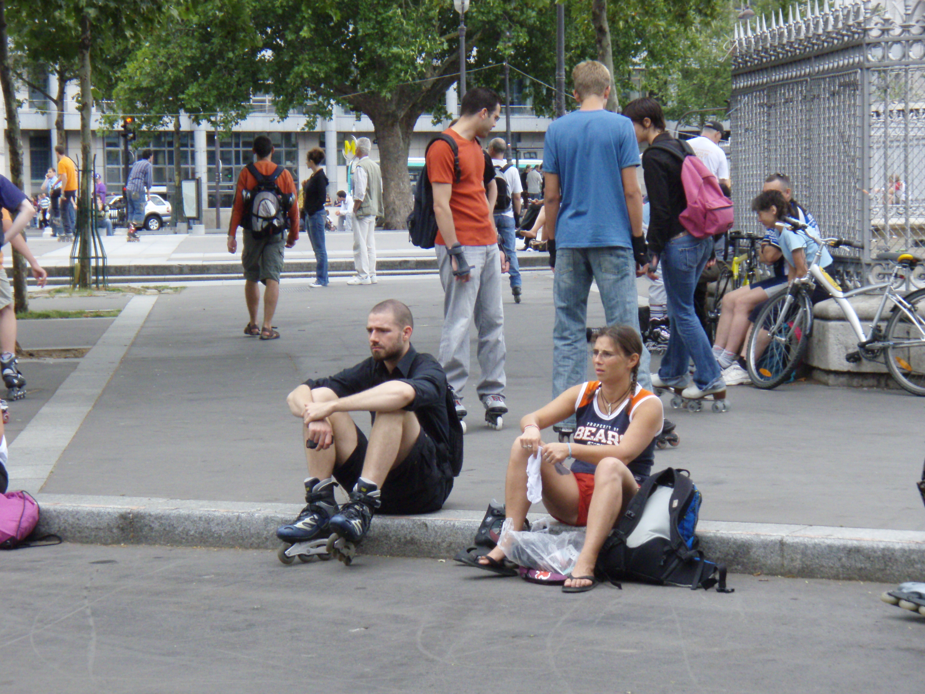 Photo France Paris Randonnée Roller et Coquillages 2007-07 31