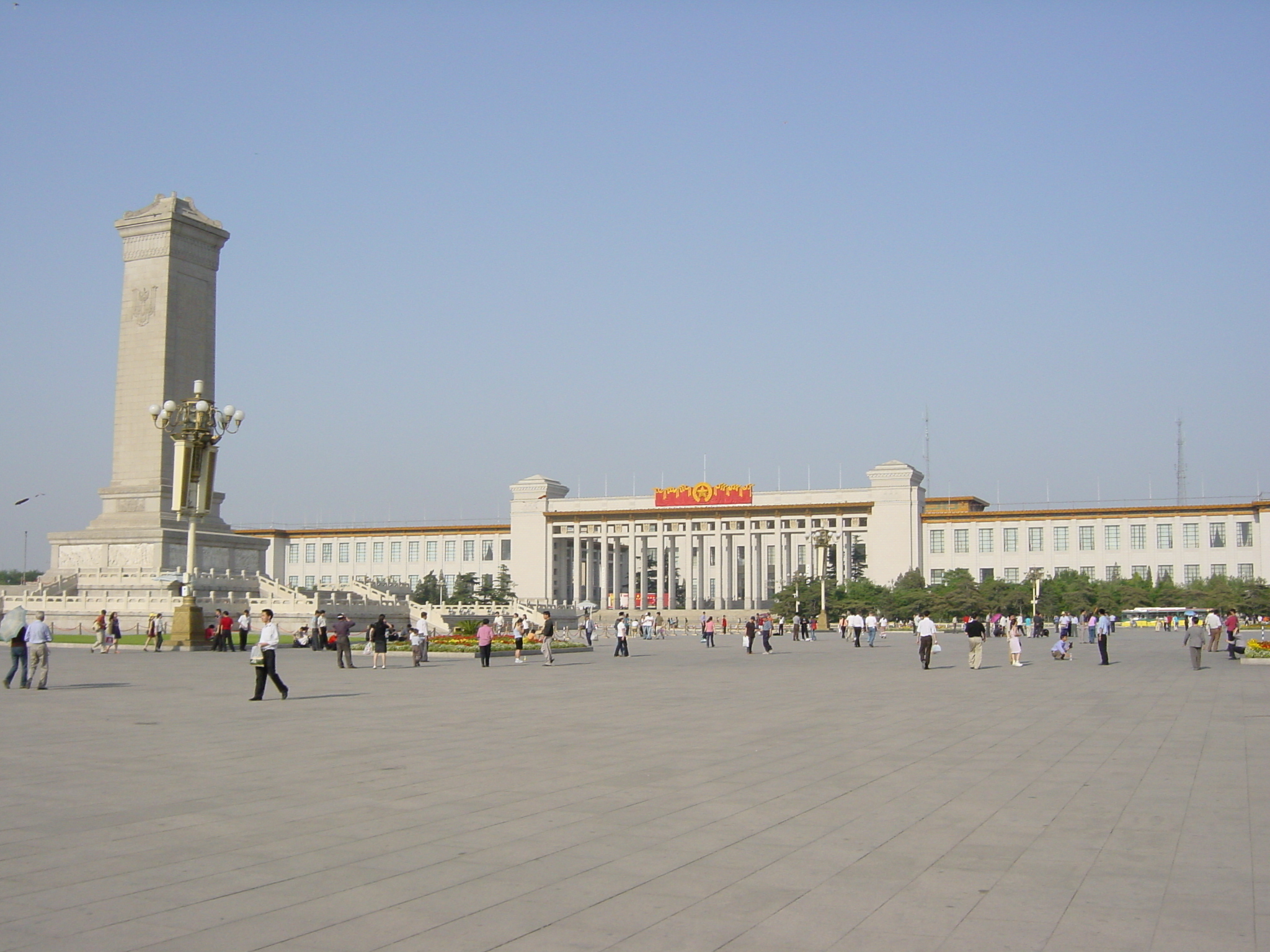 Photo Chine Pékin Place Tiananmen 2002-05 24