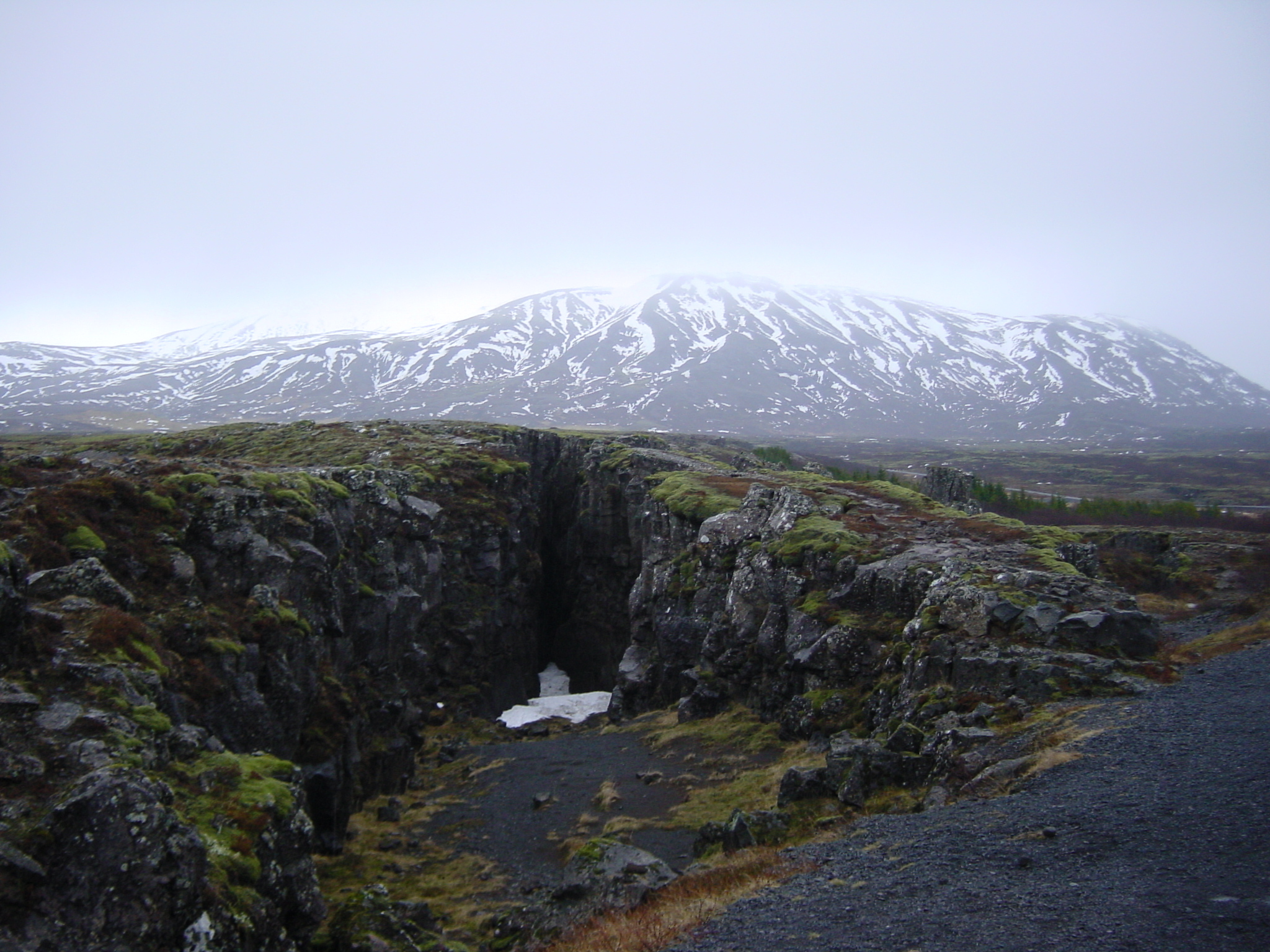Photo Islande Route 36 de Mosfellbaer à Pingvellir 2003-03 14