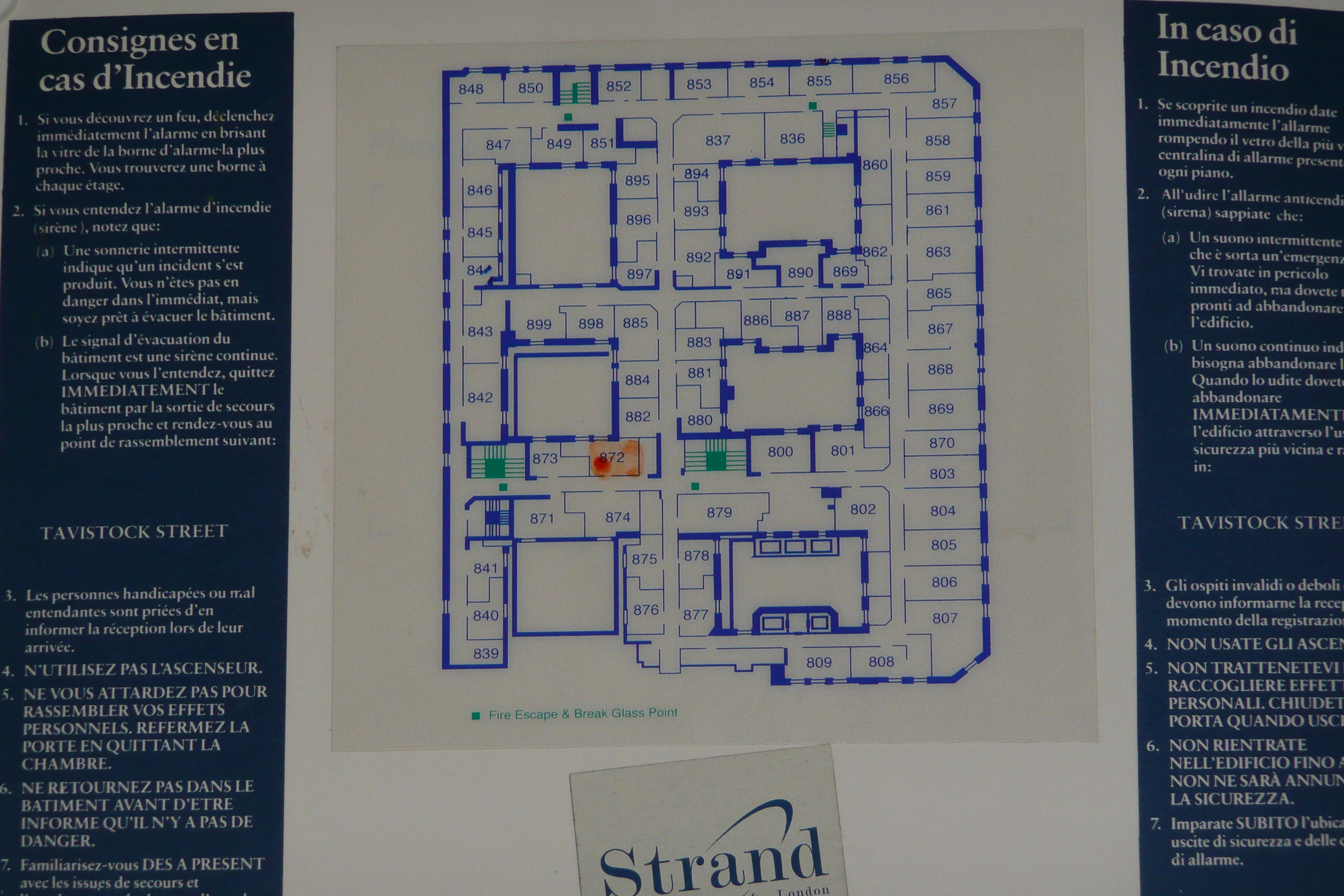 Photo Royaume-Uni Londres Hotel Strand Palace 2008-02 10