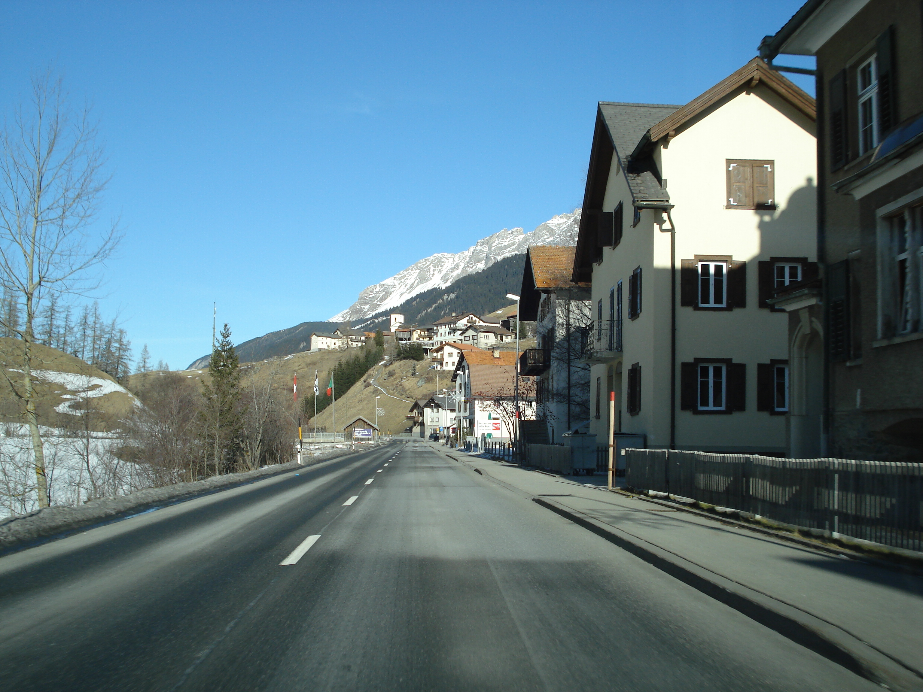 Photo Suisse Route de Chur à Saint Moritz 2007-01 26