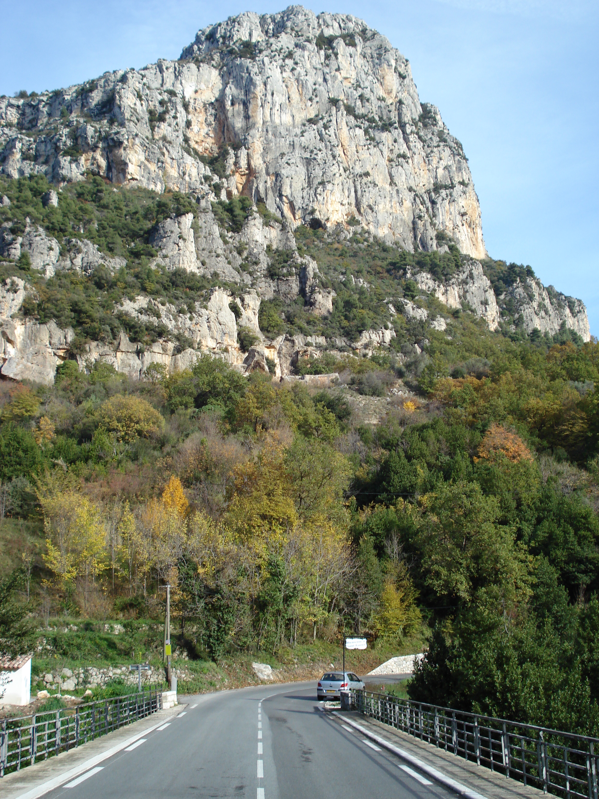 Photo France Côte d'Azur Route de Vence à Saint Jeannet 2006-12 37