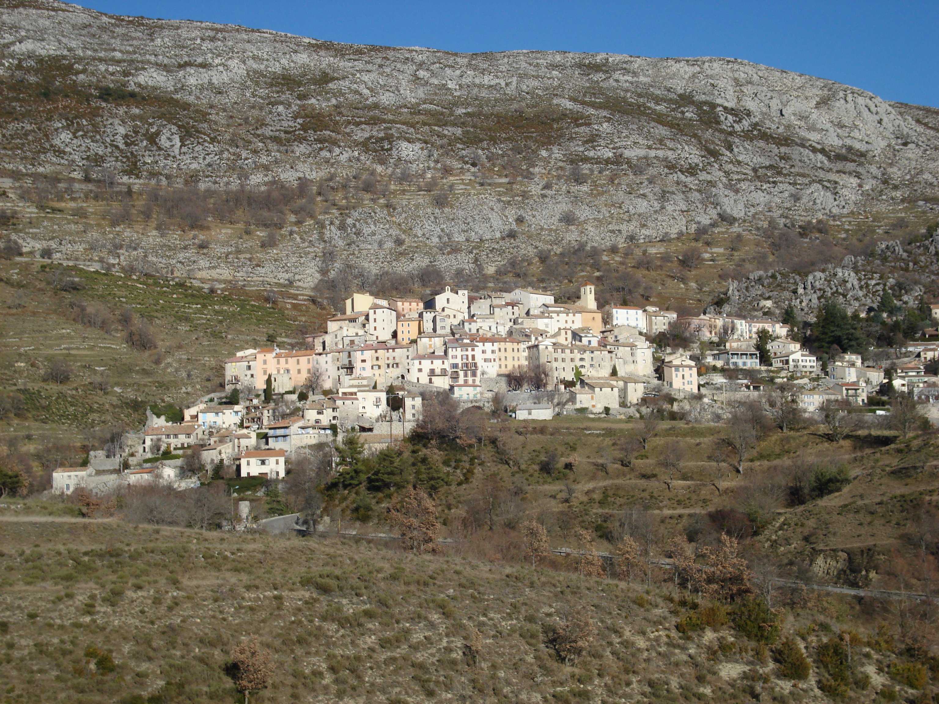 Photo France Côte d'Azur route de Vence à Coursegoule 2007-01 0