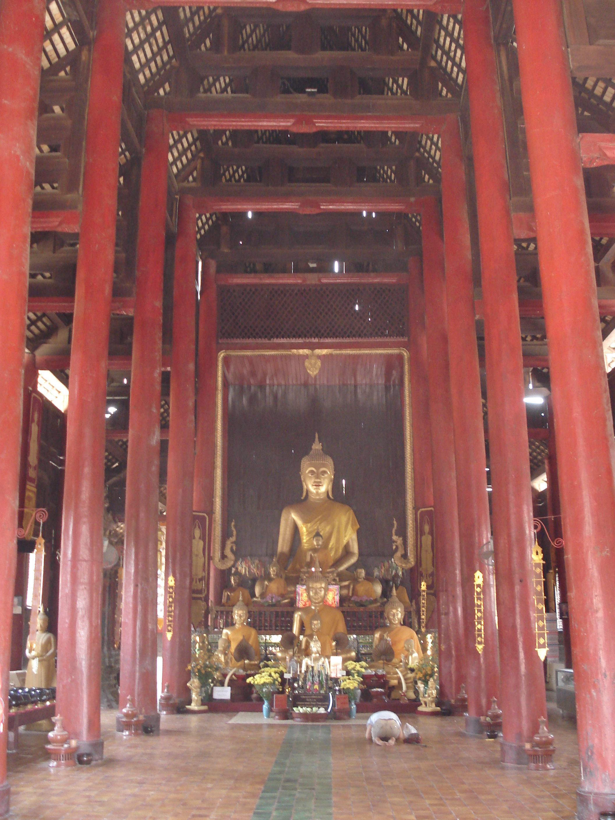 Photo Thaïlande Chiang Mai Centre(intra Canal) Temple Chediluang Varaviharn 2006-04 24