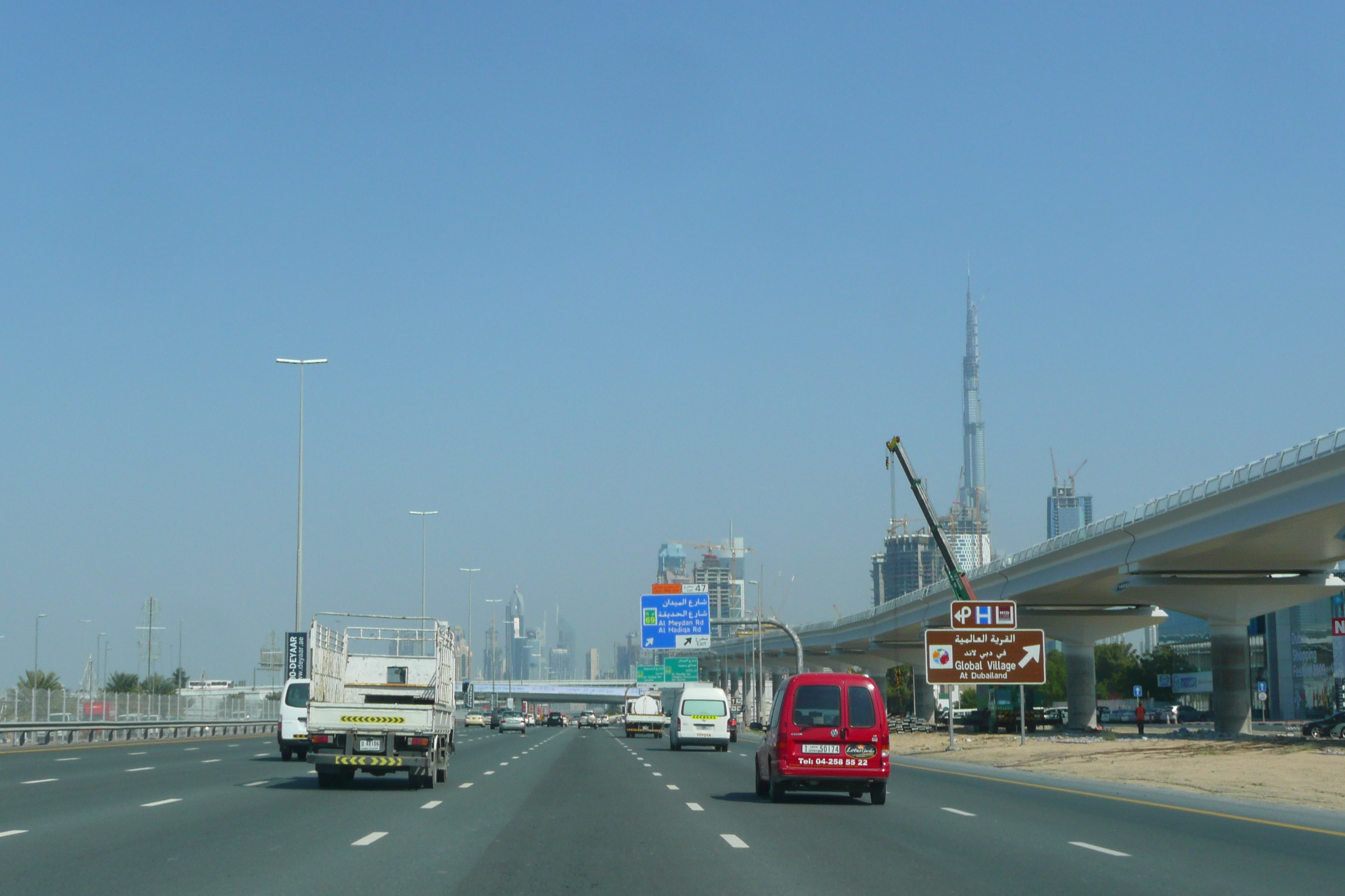 Photo Émirats arabes unis Dubai Burj Dubai 2009-01 24