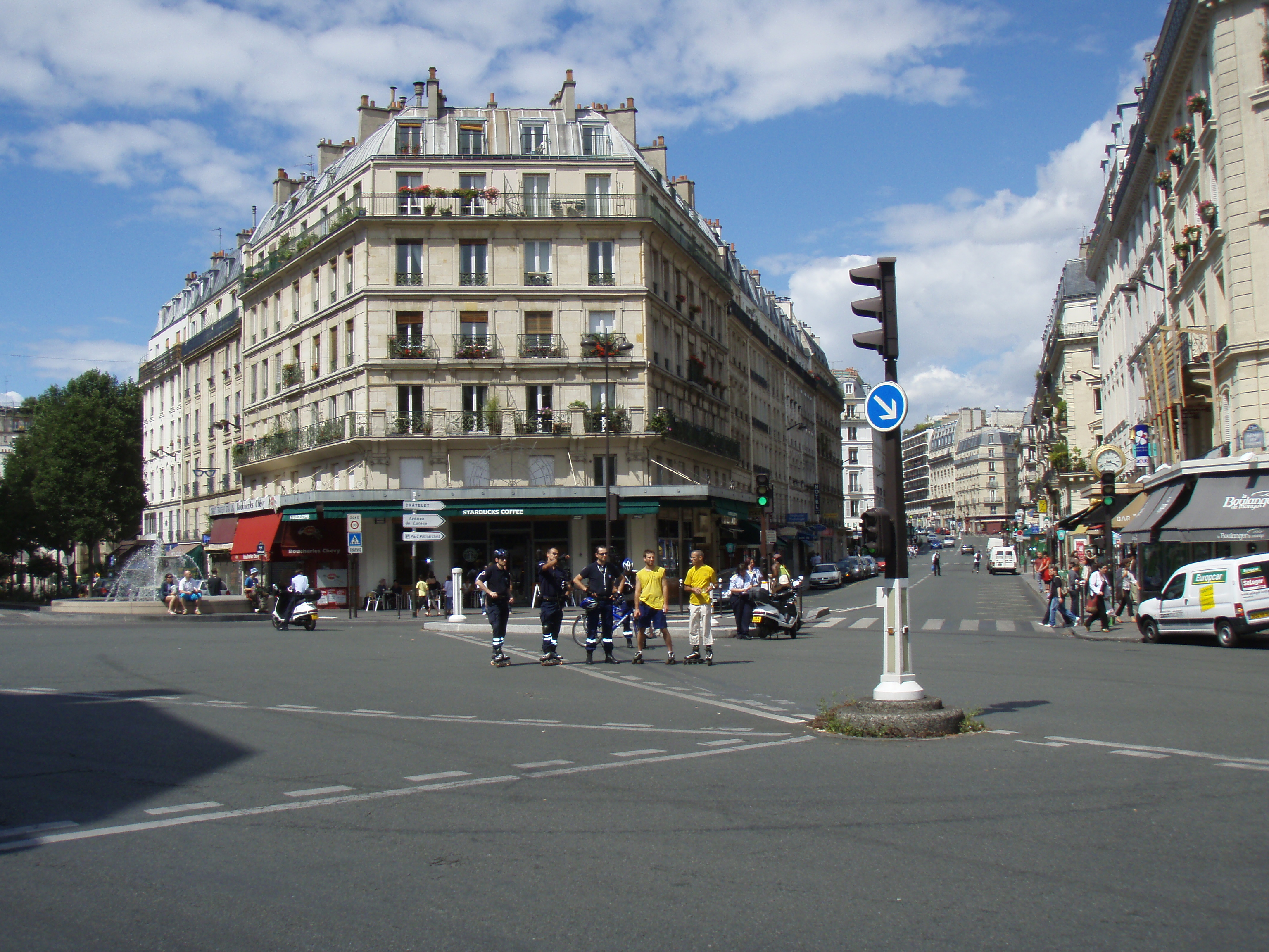 Photo France Paris Randonnée Roller et Coquillages 2007-07 120