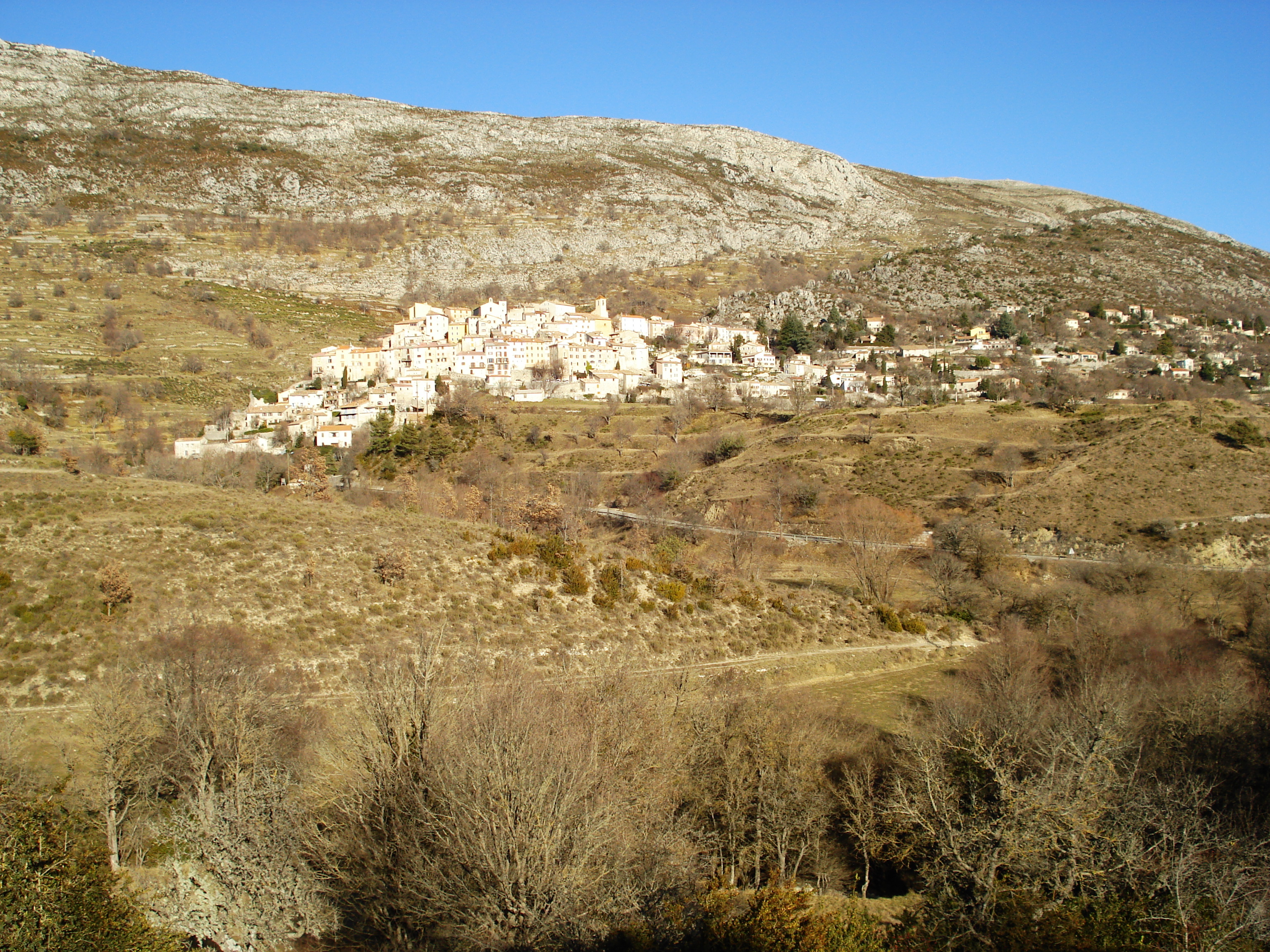 Photo France Côte d'Azur route de Vence à Coursegoule 2007-01 4