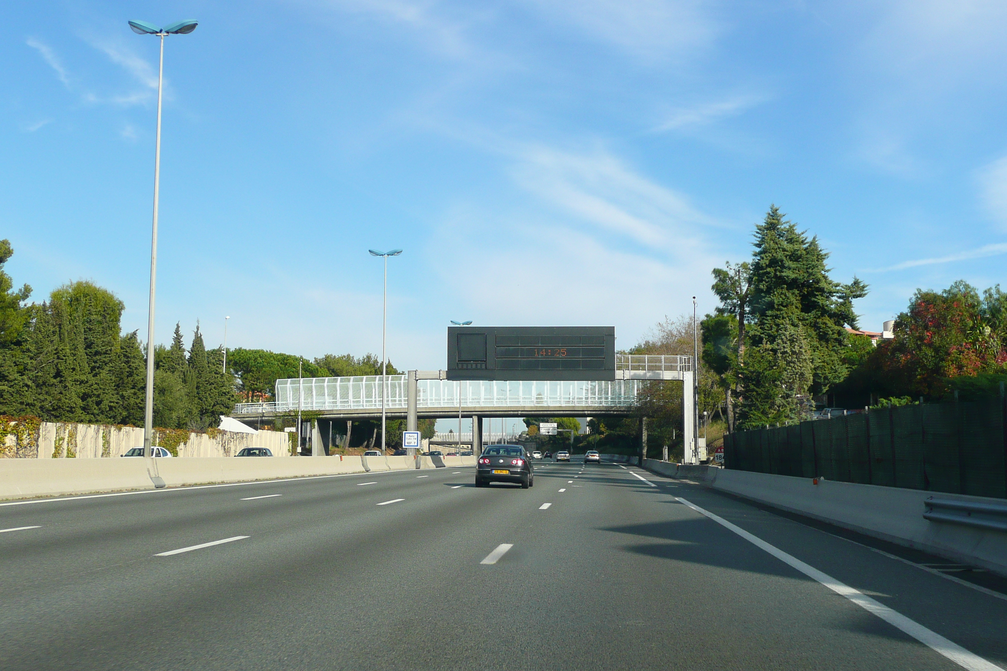 Photo France Côte d'Azur Route de Cagnes sur Mer à Nice 2007-10 19