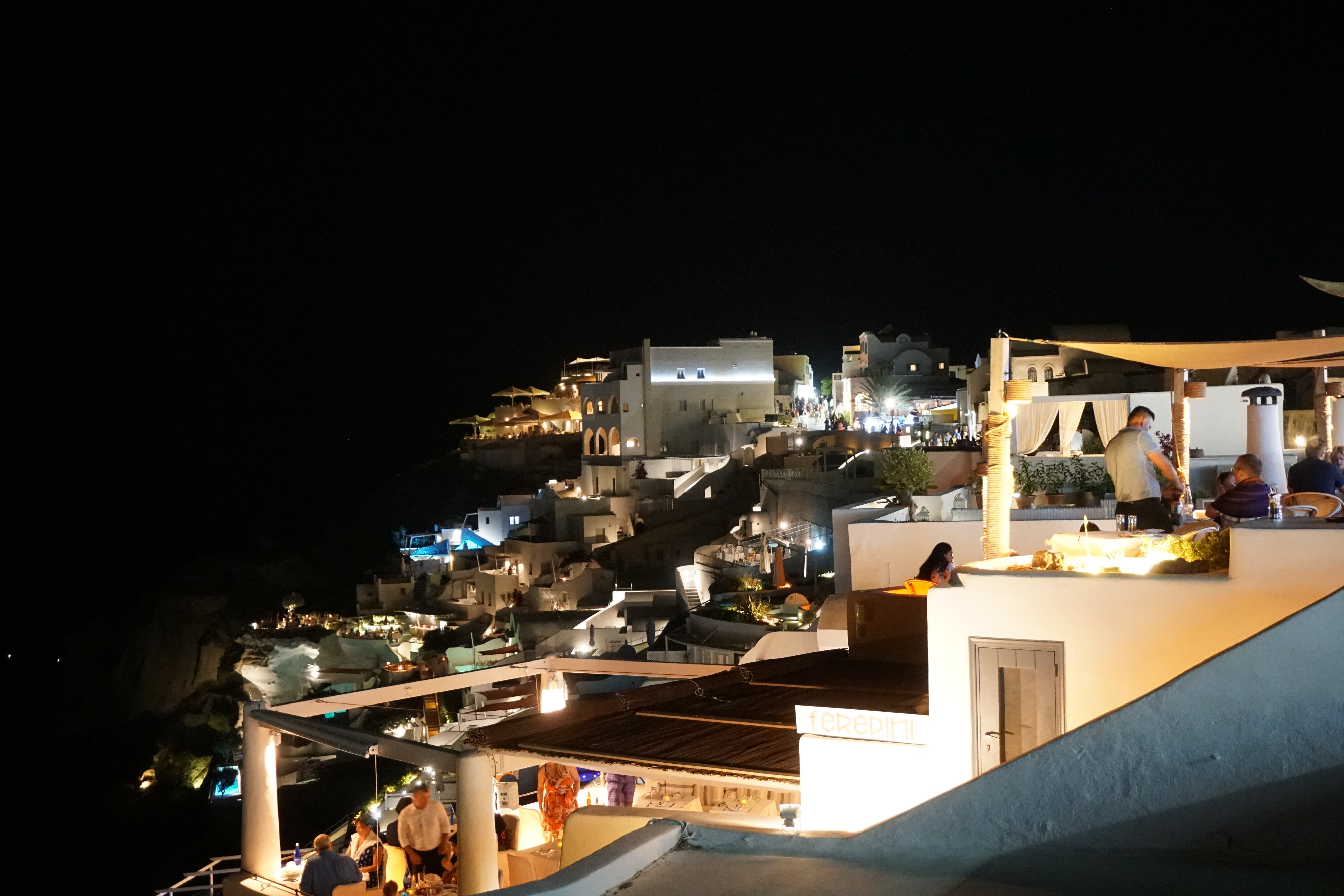 Photo Grèce Santorin Oia Oia de nuit 2016-07 17