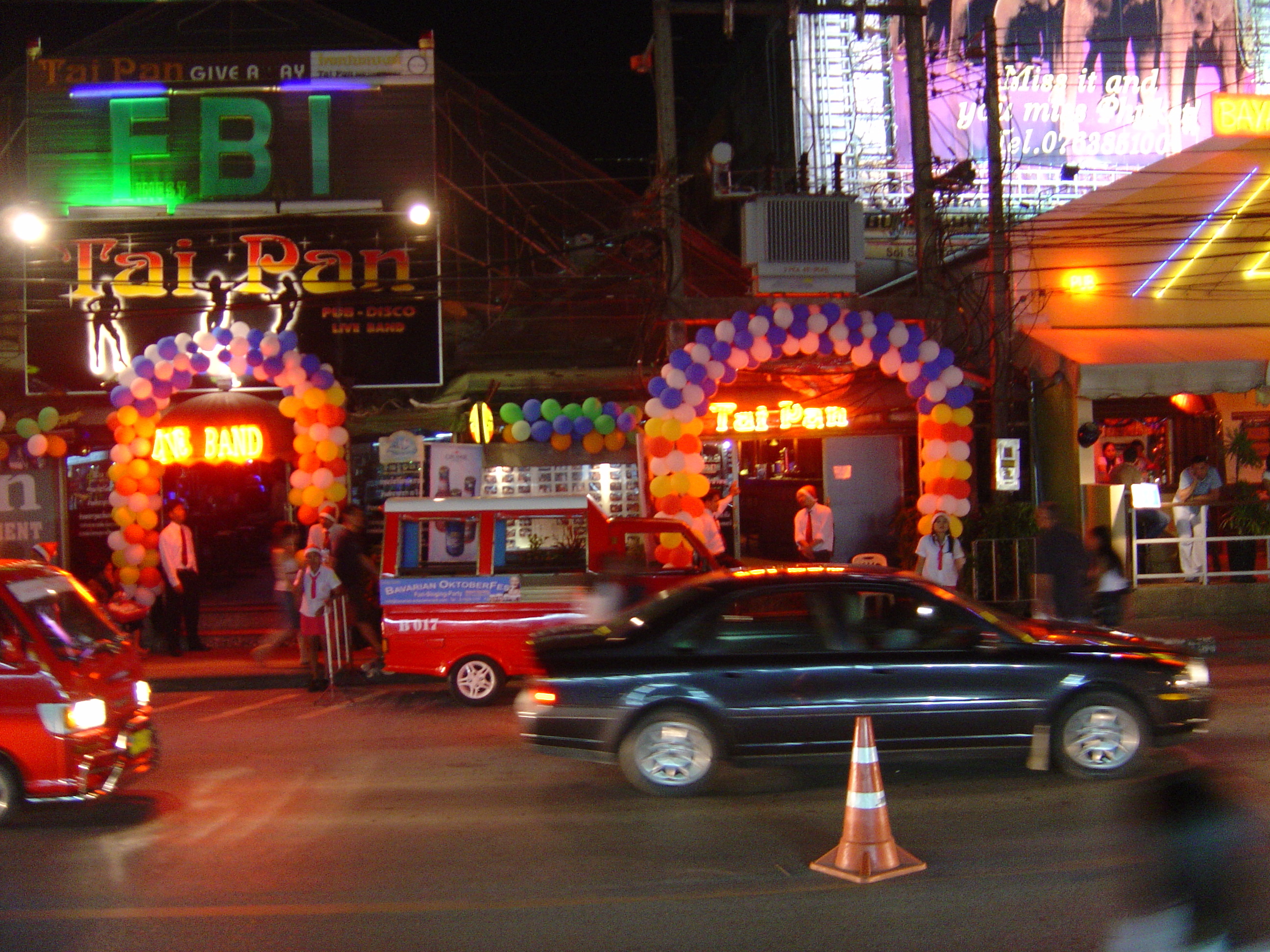 Photo Thaïlande Phuket Patong La nuit 2005-12 10