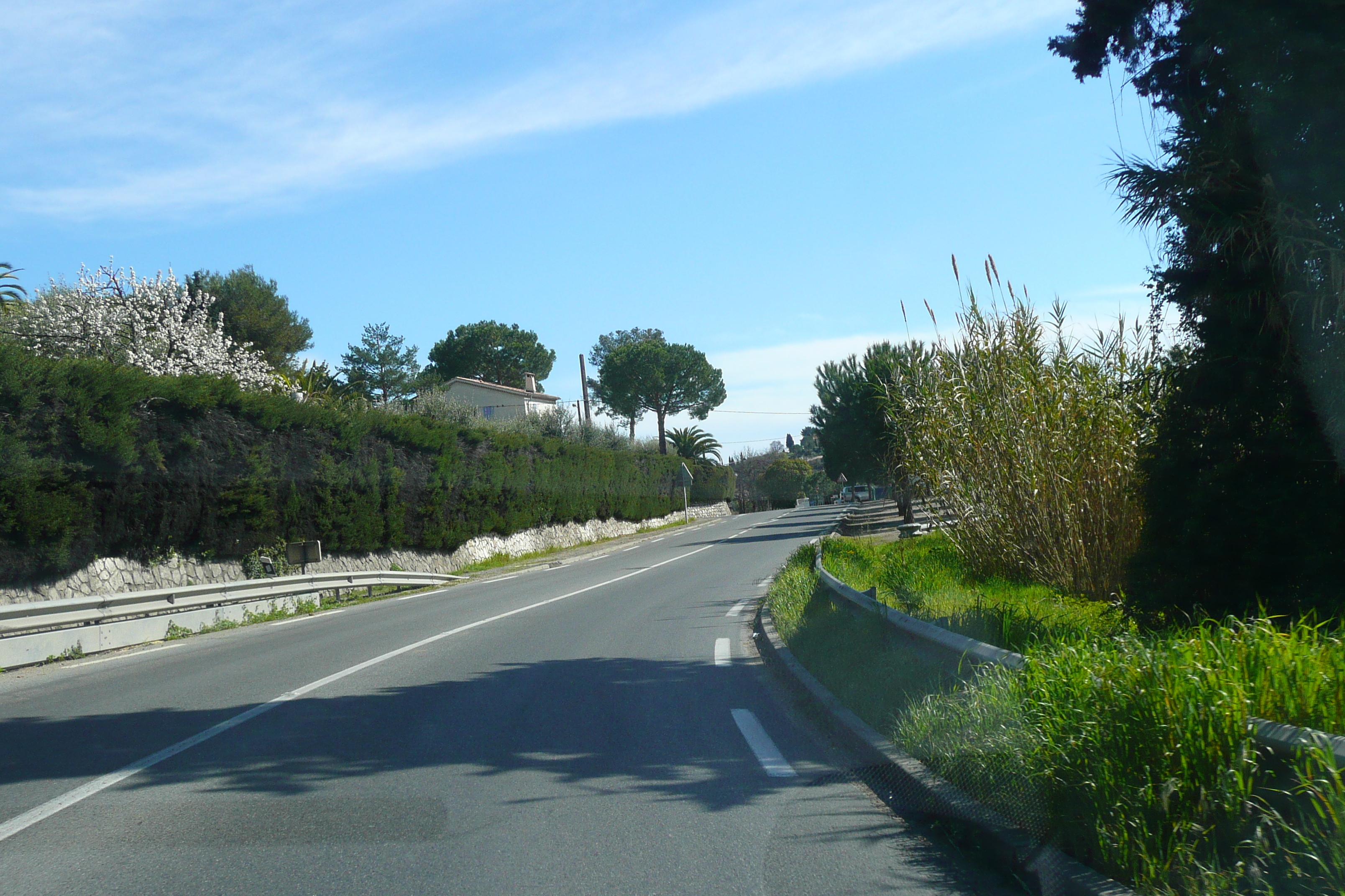 Photo France Côte d'Azur route de Vence à Cagnes 2008-03 17