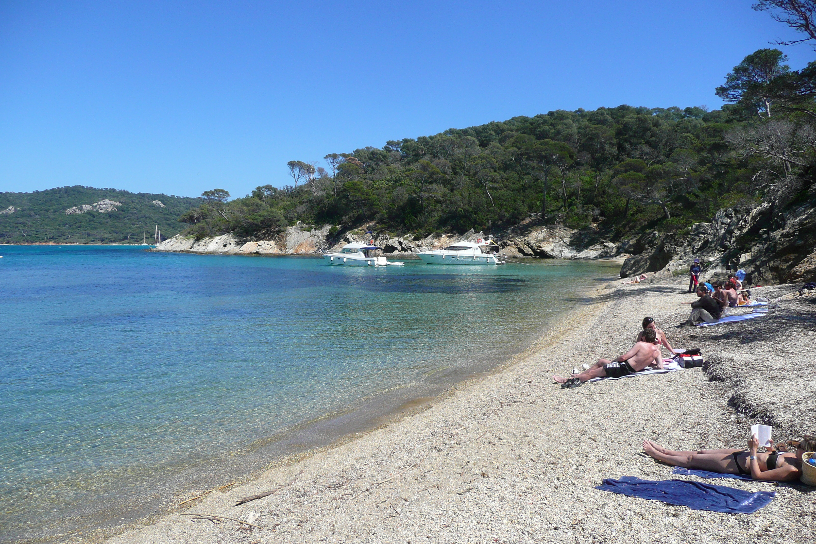 Photo France Ile de Porquerolles Plage d'Alycastre 2008-05 9