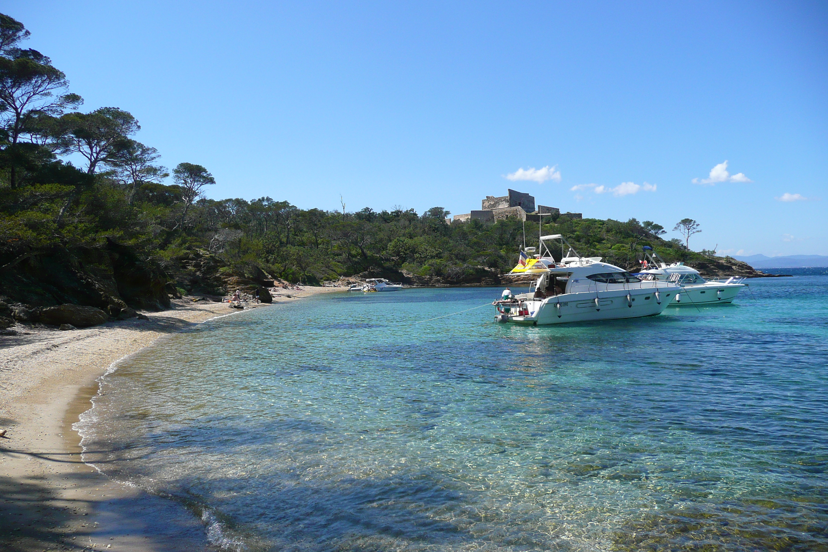 Photo France Ile de Porquerolles Plage d'Alycastre 2008-05 22