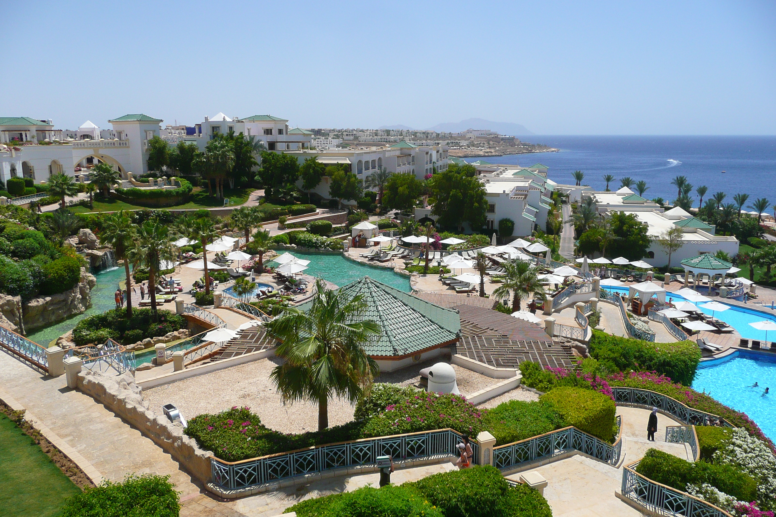 Photo Égypte Sharm el Sheikh Hôtel Hyatt Piscine Hyatt Sharm el Sheikh 2008-06 47