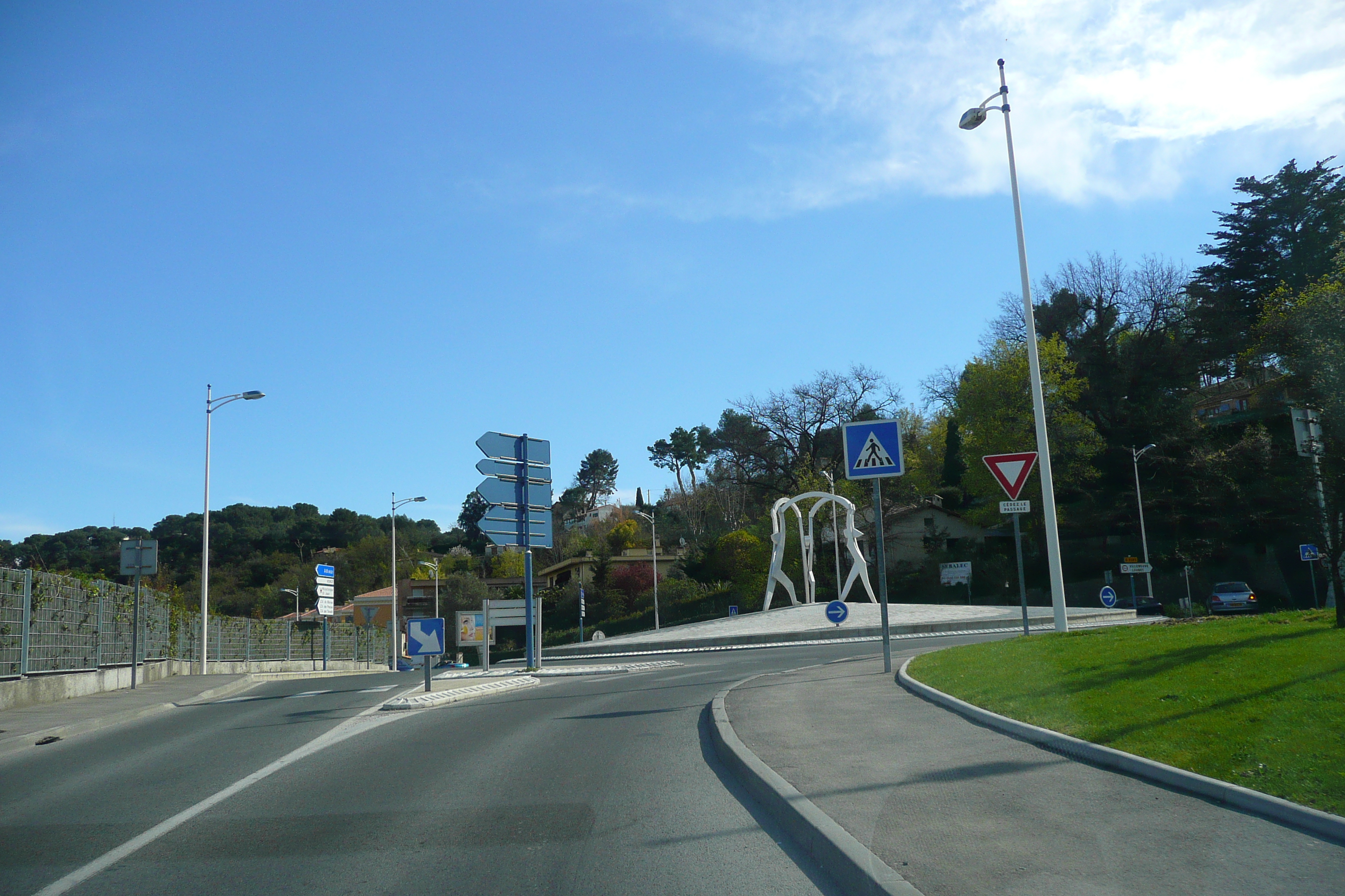 Photo France Côte d'Azur route de Vence à Cagnes 2008-03 6