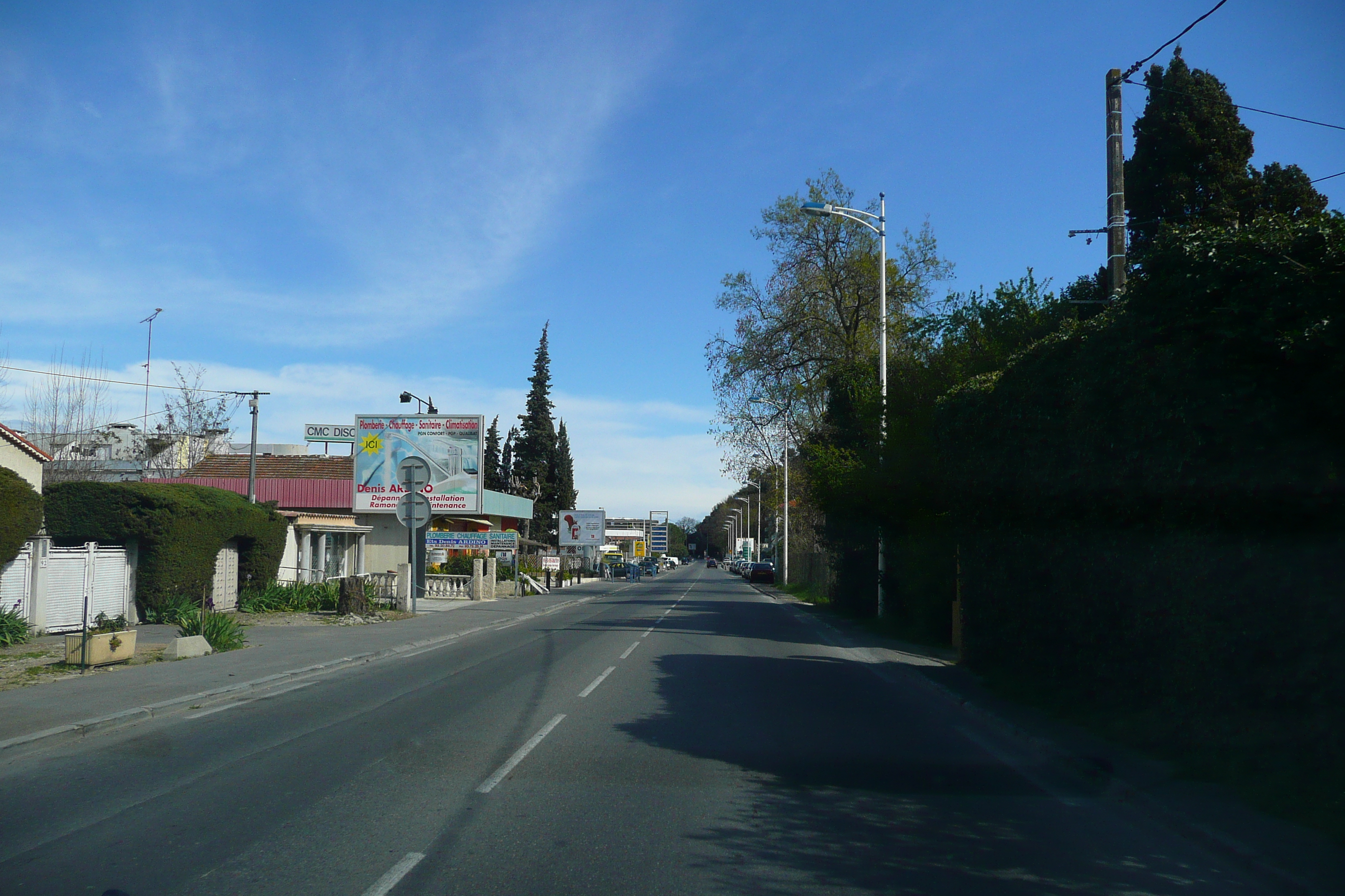 Photo France Côte d'Azur route de Vence à Cagnes 2008-03 29