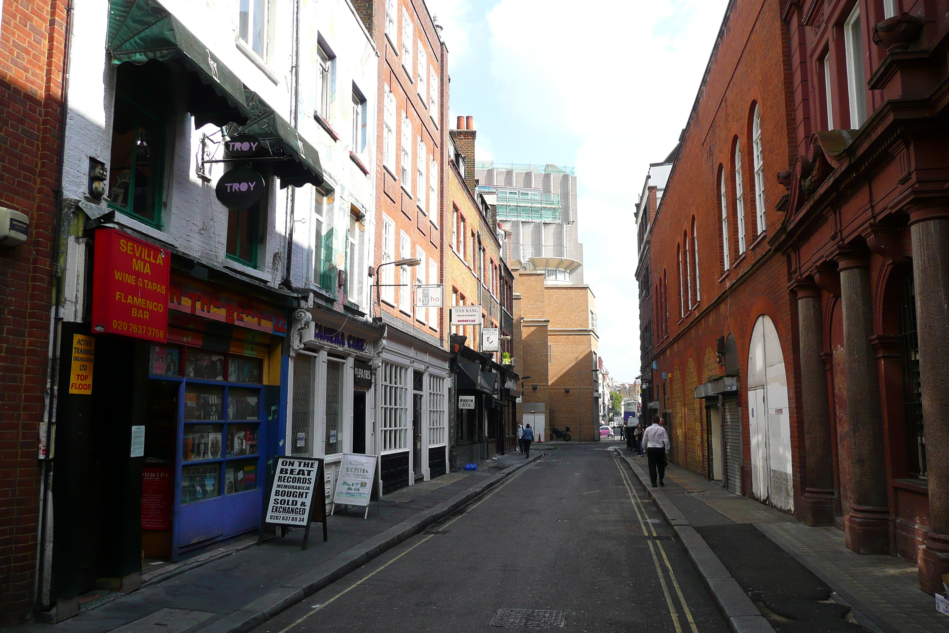 Photo Royaume-Uni Londres Rue Hanway 2007-09 23